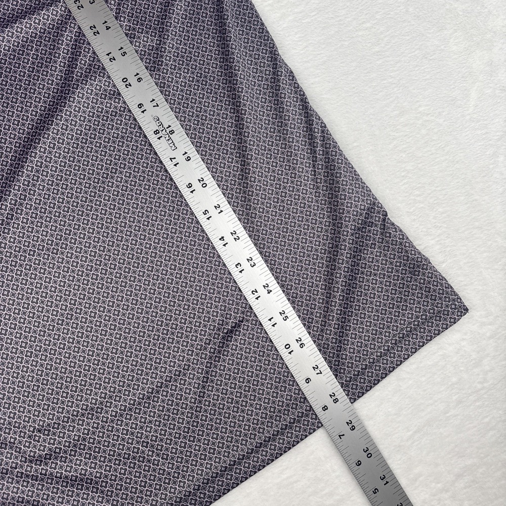 Collars and Co NWT Semi-Spread Collar Polo Crest Point Grey And Pink - Size M - Picture 5 of 7